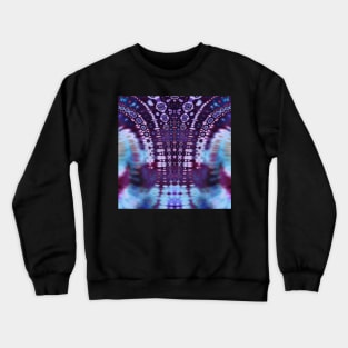 Floral Fractal Tie Dye Mash Up Crewneck Sweatshirt